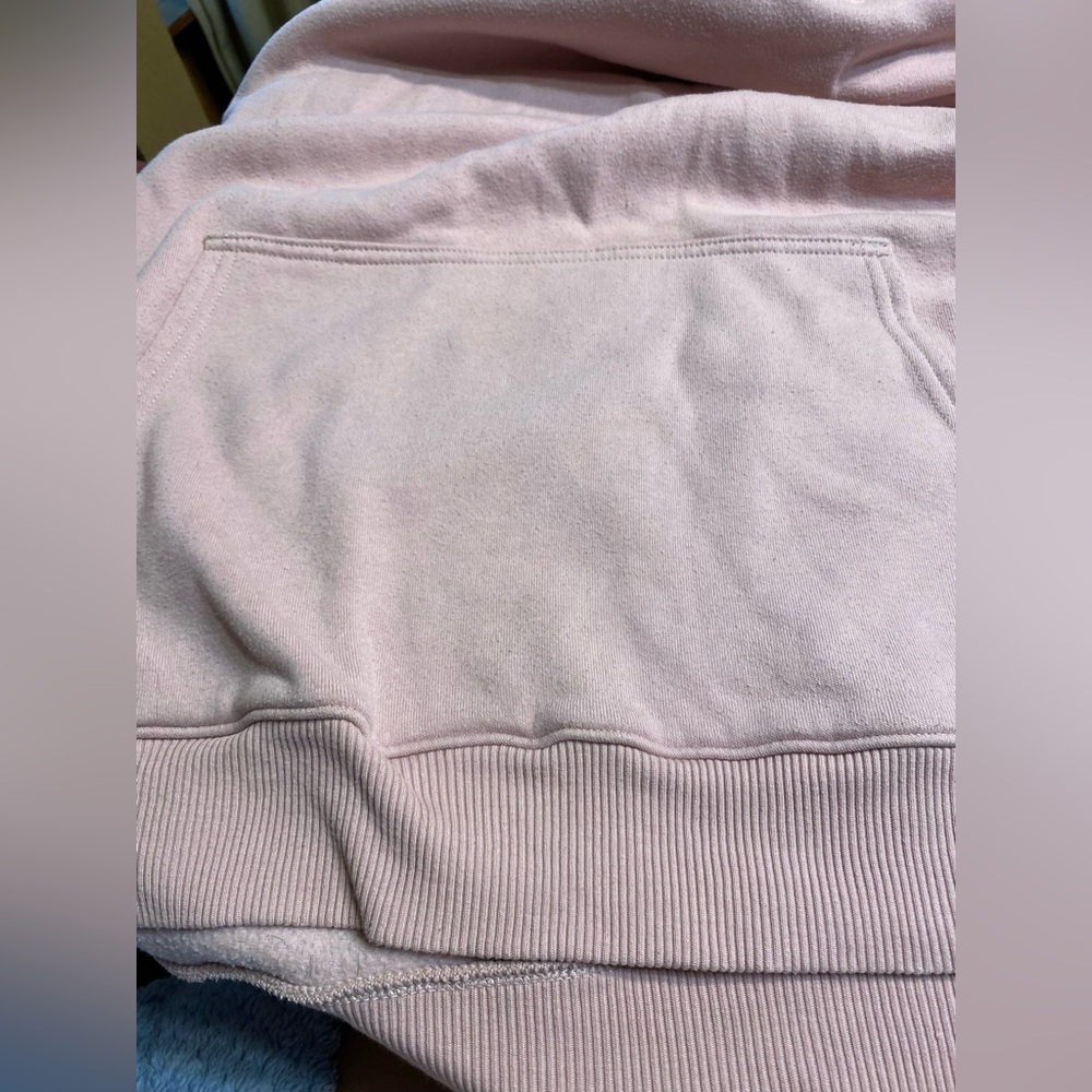 American Eagle jegging fit hooded sweatshirt. Size large. ￼pink - Picture 5 of 10
